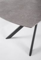 Stół jadalniany JOAKIM White/Black 160-240X90