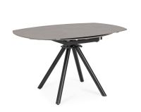 Stół jadalniany RAUNI Ø87/135 L.GREY/ GREY