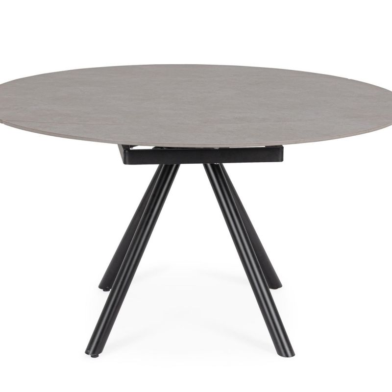 Stół jadalniany RAUNI Ø87/135 L.GREY/ GREY