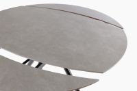 Stół jadalniany RAUNI Ø87/135 L.GREY/ GREY