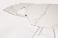 Stół jadalniany RAITA 119/178x89,4 RUST+L.GREY/ WHITE