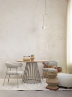 Krzesło GIAELE WARM GREY/BLACK TAUPE