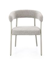 Krzesło GIAELE WARM GREY/BLACK TAUPE