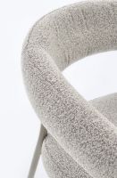 Krzesło GIAELE WARM GREY/BLACK TAUPE