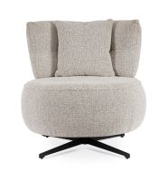 Fotel obrotowy GONNIE ECRU/GREY