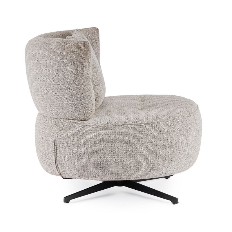 Fotel obrotowy GONNIE ECRU/GREY