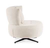 Fotel obrotowy GONNIE ECRU/GREY