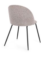 Krzesło obiadowe TANYA BLACK/MINK