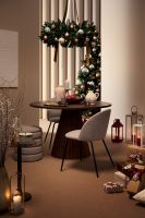 Krzesło obiadowe TANYA BLACK/MINK