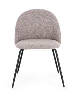 Krzesło obiadowe TANYA BLACK/MINK