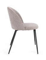 Krzesło obiadowe TANYA BLACK/MINK