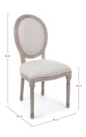 Krzesło obiadowe MATHILDE NATURAL