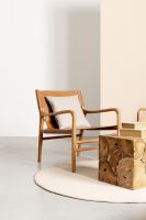 Fotel CAROLINE TAUPE LOUNGE