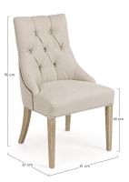 Krzesło CALLY NATURAL