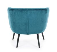 Fotel AVRIL PEACOCK GREY/BLUE