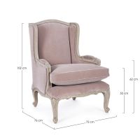 Fotel LORELIE ROSE