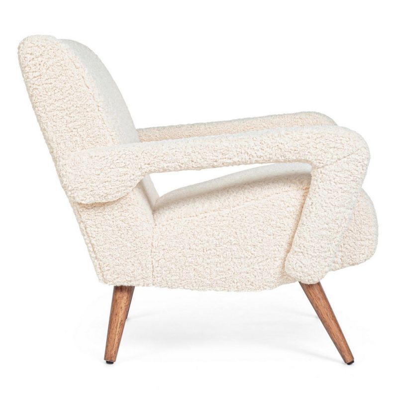 Fotel BERNA PALM/WHITE