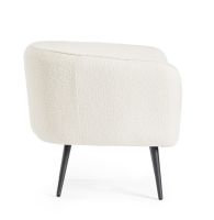 Fotel AVRIL WHITE BOUCLE'