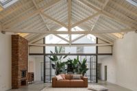 Sofa trzyosobowa JOSEPH BLACK/TERRACOTTA