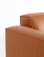 Sofa trzyosobowa JOSEPH BLACK/TERRACOTTA