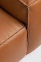 Sofa trzyosobowa JOSEPH BLACK/TERRACOTTA