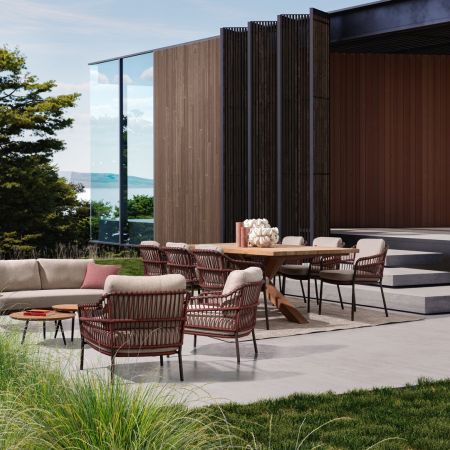 Обідній стіл Nevada Low з керамічною стільницею 250x105 cm