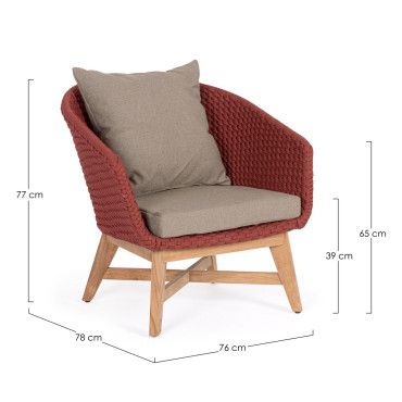 Fotel COACHELLA SCARLET Fotel COACHELLA SCARLET