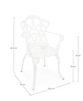 Krzesło obiadowe VICTORIA WHITE