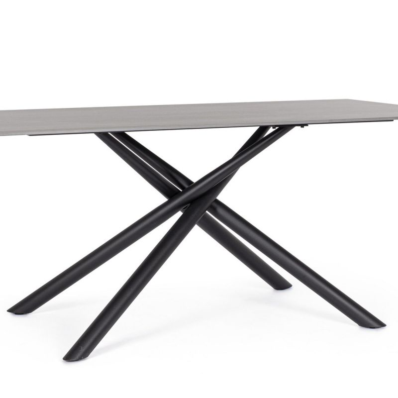 Stół jadalniany ARGITA BLACK  180x90x76h