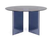 Stół jadalniany IRIDE DARK/AMBER  Ø130 x 75h