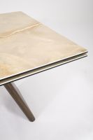 Stół jadalniany MAIKKI WALNUT/ONYX 200/300X100