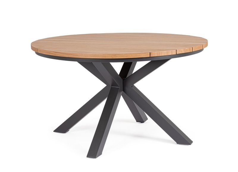 Stół ZELMAR ANTRACYT Ø130x75