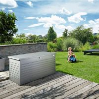 Skrzynka do przechowywania LeisureTime srebny  , Biohort Skrzynka do przechowywania LeisureTime srebny  , Biohort