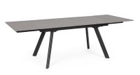 Stół jadalniany  JARKKO BLACK/WHITE EXT 160-240X90
