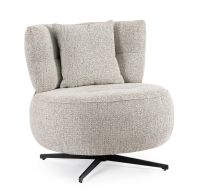 Fotel obrotowy GONNIE ECRU/GREY
