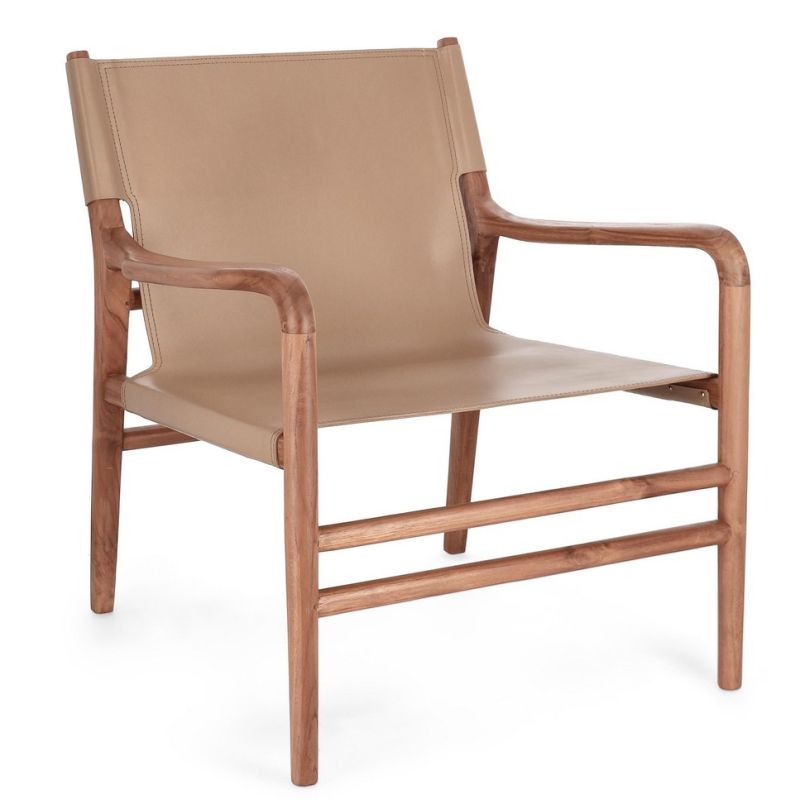 Fotel CAROLINE TAUPE LOUNGE