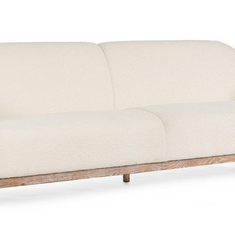 Sofa trzyosobowa DETROIT NATURAL BOUCLE'