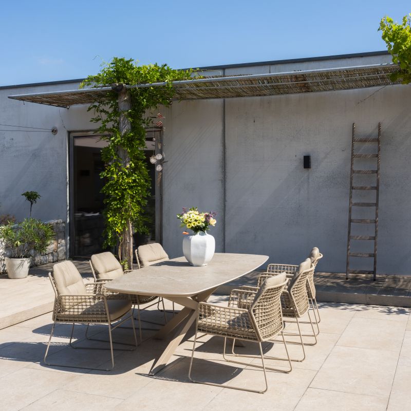 Stół obiadowy Prado 240x105x75 latte/terre