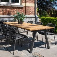 Stół obiadowy z drewna tekowego Ambassador 300 см 