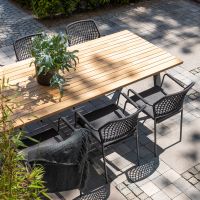 Stół obiadowy z drewna tekowego Ambassador 300 см 