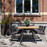 Stół obiadowy z drewna tekowego Ambassador 300 см 