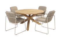 Krzesło obiadowe PARMA, latte