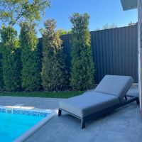 Leżak na basen Bite Antracite