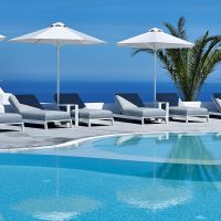 Leżak na basen Bite White