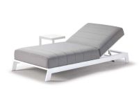 Leżak na basen Bite White