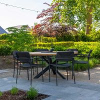 Stół z drewna tekowego Prado  Ø160 cm