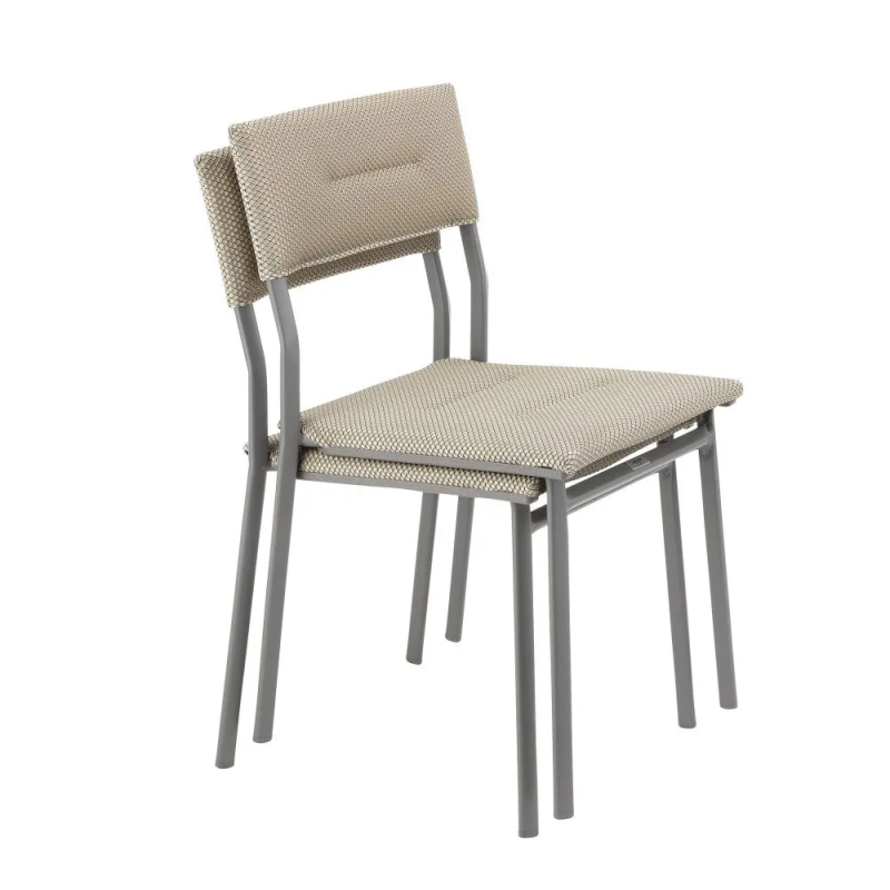 Leżak MIAMI II High BeComfort® Silver