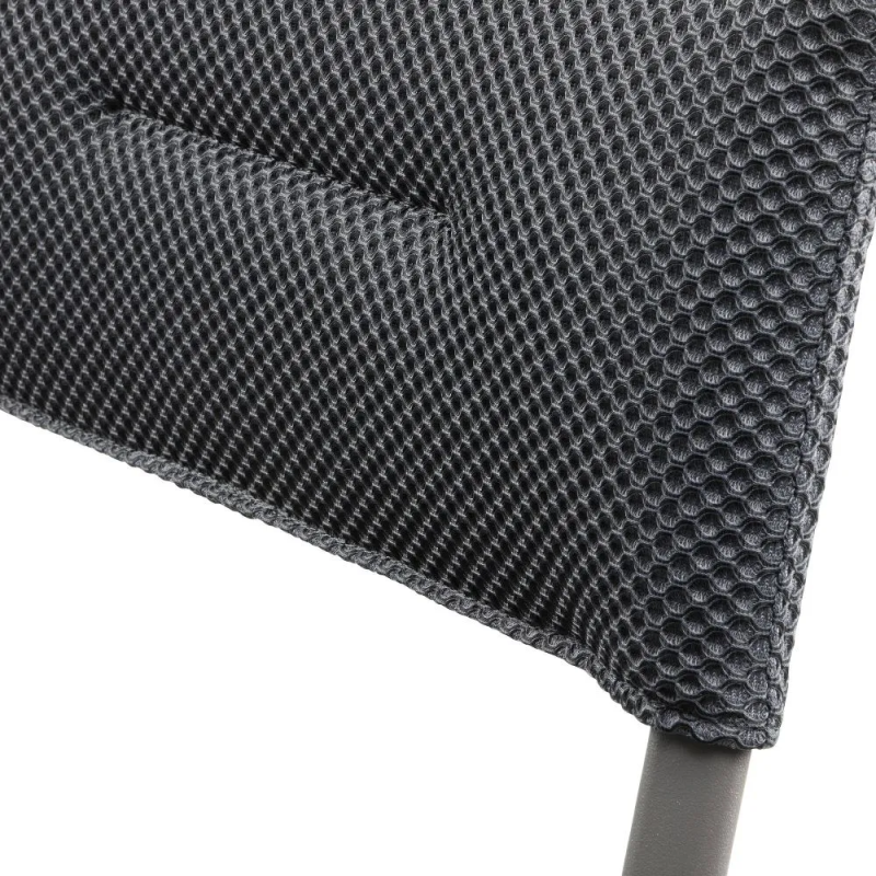 Pikowane krzesło ogrodowe Oron BeComfort® Dark Grey