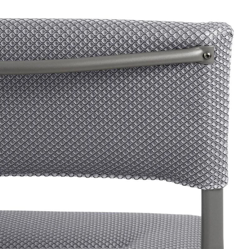 Pikowane krzesło ogrodowe Oron BeComfort® Gris Silver