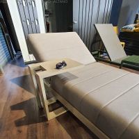 Leżak na basen Bite Taupe